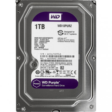 Жесткий диск Western Digital WD Purple 1 TB (WD10PURZ)